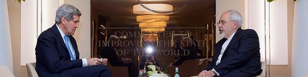 دیدار ظریف و کری در حاشیه اجلاس داووس