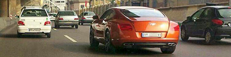 اتومبیل ۵ میلیارد تومانی در خیابان‌های تهران/ اولین خودروی بنتلی در ایران پلاک شد
