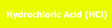 آنالیز مواد‌ Hydrochloric Acid (HCl) پتروشیمی کارون