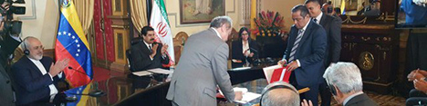 ایران و ونزوئلا یک سند همکاری بانکی امضا کردند
