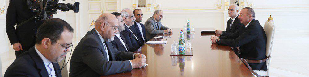 مسعود کرباسیان روز جمعه با الهام علی اف رئیس جمهوری آذربایجان دیدار کرد
