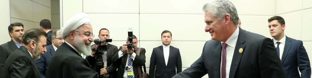 رایزنی روحانی با رئیسجمهور کوبا