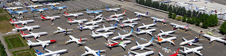 بدترین سقوط تاریخ مسافرت هوایی به علت پاندمی کرونا